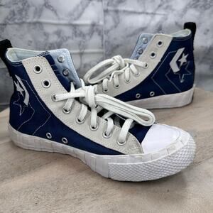Converse Chuck Taylor CX Explore Hi Top Sneakers Blue White Men 7 Women 9 EUC